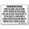 Signmission 14 in Height, Aluminum, 14" x 10", WS-A-1014-Delaware WS-A-1014-Delaware - alternate 1